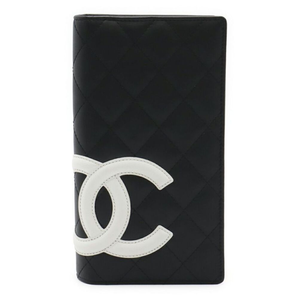Chanel Cambon Line Coco Mark Bifold Wallet